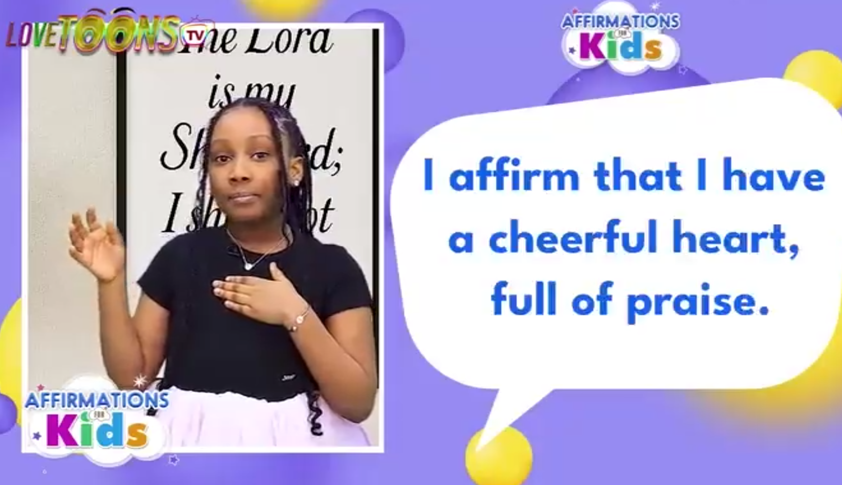 Give Thanks - Affirmations for kids | Lovetoons TV
